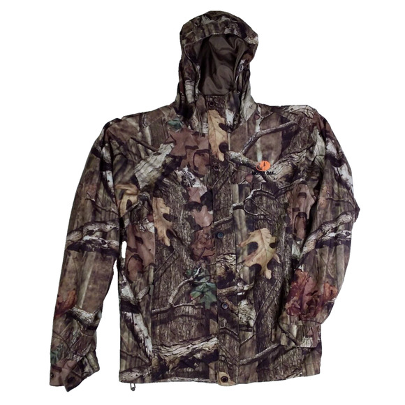 Mossy Oak Break Up Infinity Camo Jacket Medium Zip and Snap Hooded *READ* - Picture 1 of 10